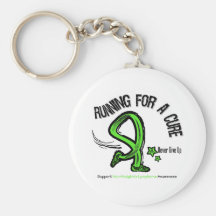 Running For A Cure Non-Hodgkin's Lymphoma Key Chain
