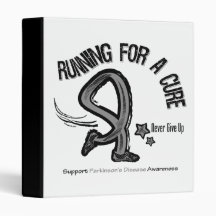 Running For A Cure Parkinson’s Disease 3 Ring Binders