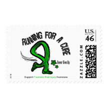 Running For A Cure Traumatic Brain Injury Stamps