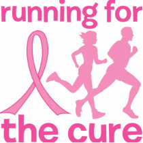 Running For The Cure Photo Cut Out
