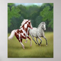 Running Free Horses Print