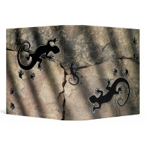 Running Gecko 3 Ring Binder