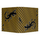 Running Gecko | golden stripes binders