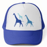 Running Giraffe (Blu) hats