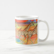 Running Giraffes Mug mugs