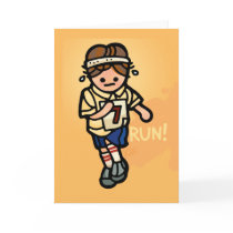 running greeting living. cards