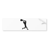 running guitar smasher bumper stickers by Topmotives running guitar smasher bumper stickers