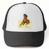 Running Horse hats by hizli_art Running Horse hats