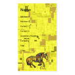RUNNING HORSE SQUARED Business Cards
