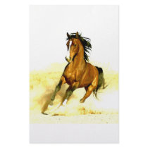 Running Horse Customized Stationery