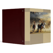 Running Horses Binder