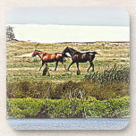 Running Horses Cork Coasters cork coasters