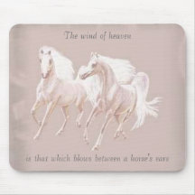 Running Horses Mouse Mat