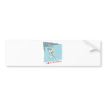Running iGuide Heart Rate Bumper Sticker