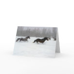 Running in the snow cards