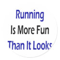 Running Is More Fun Than It Looks stickers