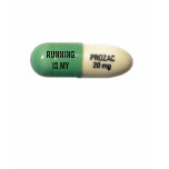 Running is my prozac t-shirts