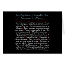 Running Life Lessons Cards