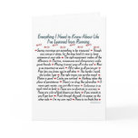 Running Life Lessons Good Luck cards