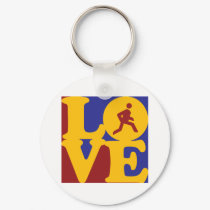 Running Love keychains