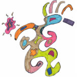 "Running Man" Abstract Art Cut Outs