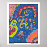 "Running Man" Abstract Art Posters