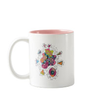 "Running Man" Abstract Mug by RLMdesignes "Running Man" Abstract Mug