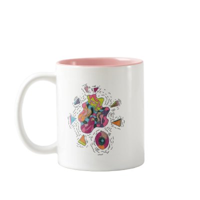 "Running Man" Abstract Mug by RLMdesignes