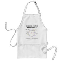 Running On The Krebs Cycle (Science Humor) Apron