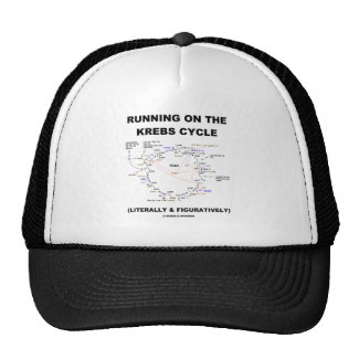Running On The Krebs Cycle (Science Humor) Hat