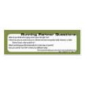 Running Partner Questions (profile card) business cards by soulrevolution Running Partner Questions (profile card) business cards