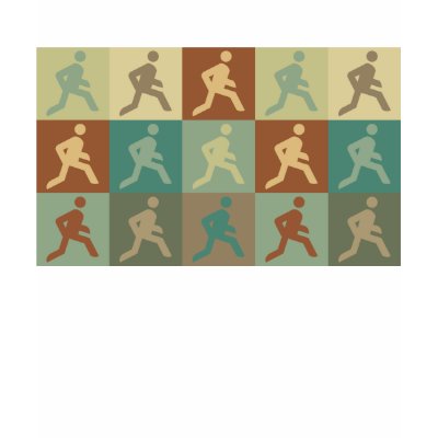 Running Pop Art Tee Shirt by 1000suns