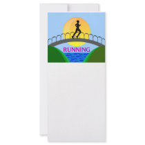 RUNNING PRODUCTS PERSONALIZED RACK CARD