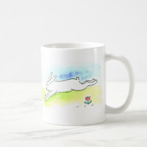 running rabbit mugs