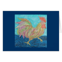 running rooster cards