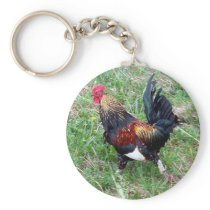 Running Rooster Key Chain