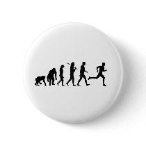 Running Runners Athletics Race and Marathon Pinback Button