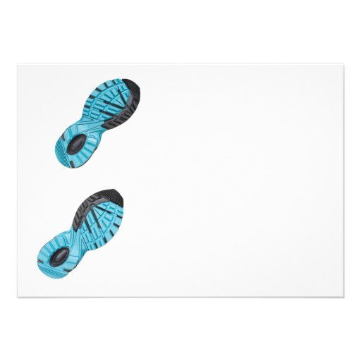 Running shoes custom invite