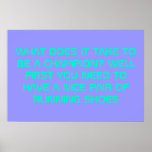 running shoes posters