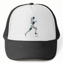 Running Silhouette - Floral Hats