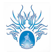 Running Skull posters