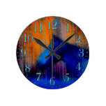 Running Stallion & Fantasy Horse-lover Modern Art Round Wall Clock