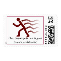 running stamp