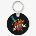 Running Tattoo Keychain by giftedrunner Running Tattoo Keychain