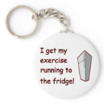 Running To The Fridge Keychain