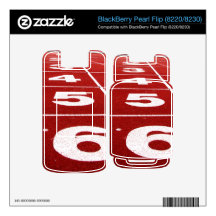 Running track BlackBerry decal