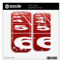 Running track HTC hero decals