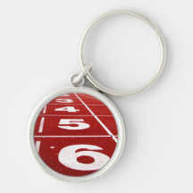 Running track key chains