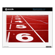 Running track Netbook Small (8.4 x 5.5) skin Decals For Netbooks