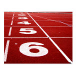 Running track postcard
